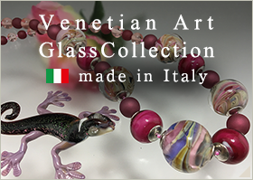 ベネチアングラスのファッションアクセサリーとインテリア雑貨を取り扱っております。