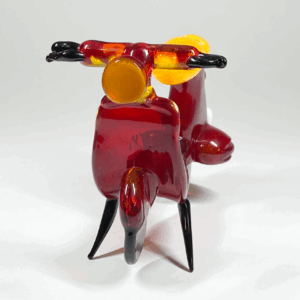 ベネチアンガラス　置物　イタリアンスクーター