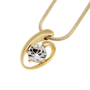 オリバーウェバー 〈スワロフスキー〉 ネックレス Bright ゴールドカラー