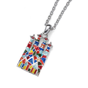 オリバーウェバー 〈スワロフスキー〉 ネックレス ガウディコレクション Sagrada  シルバーカラー