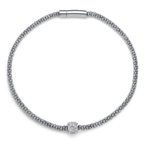 オリバーウェバー 〈スワロフスキー〉 ステンレススチール316L製 ネックレス Closer シルバーカラー