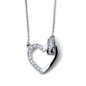 オリバーウェバー 〈スワロフスキー〉 ネックレス Embrace シルバーカラー