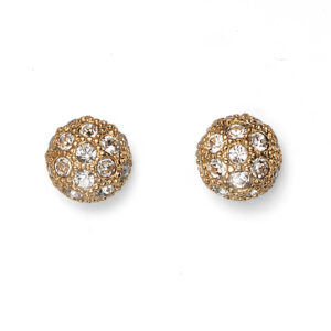 オリバーウェバー 〈スワロフスキー〉 ピアス Ball ゴールドカラー