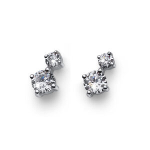 オリバーウェバー 〈スワロフスキー〉 ジルコニアピアス Newy シルバー925