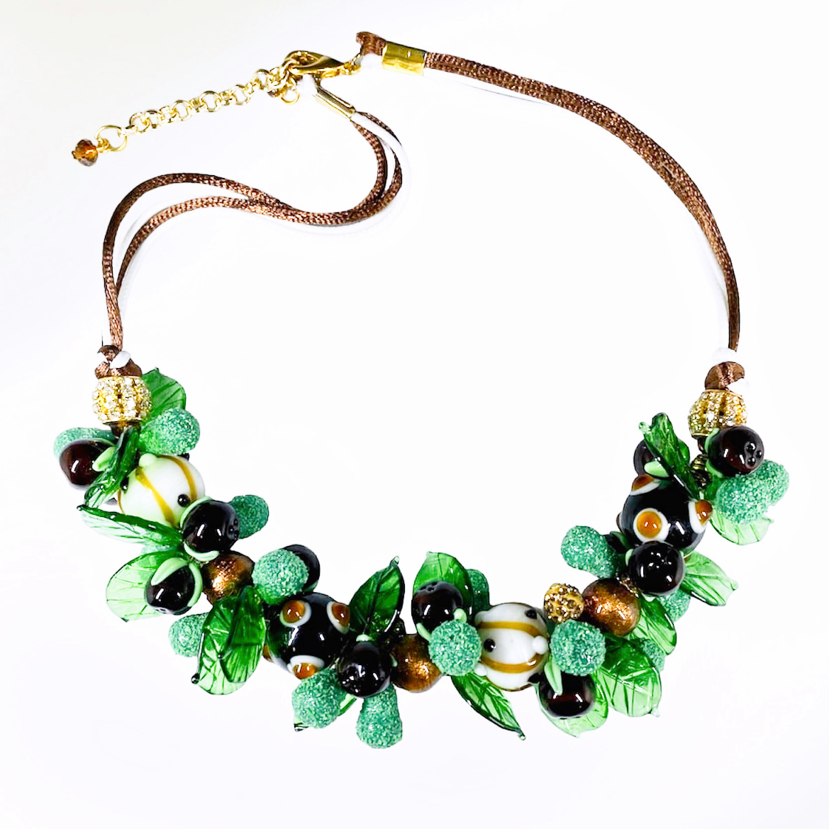 ベネチアンガラス ネックレス アボカドーfull - 画像 (8)