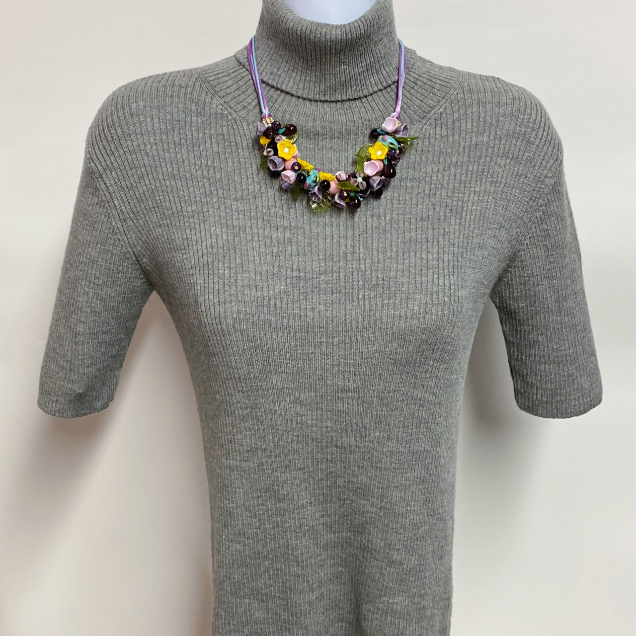 ベネチアンガラス ネックレス ナスーfull - 画像 (3)