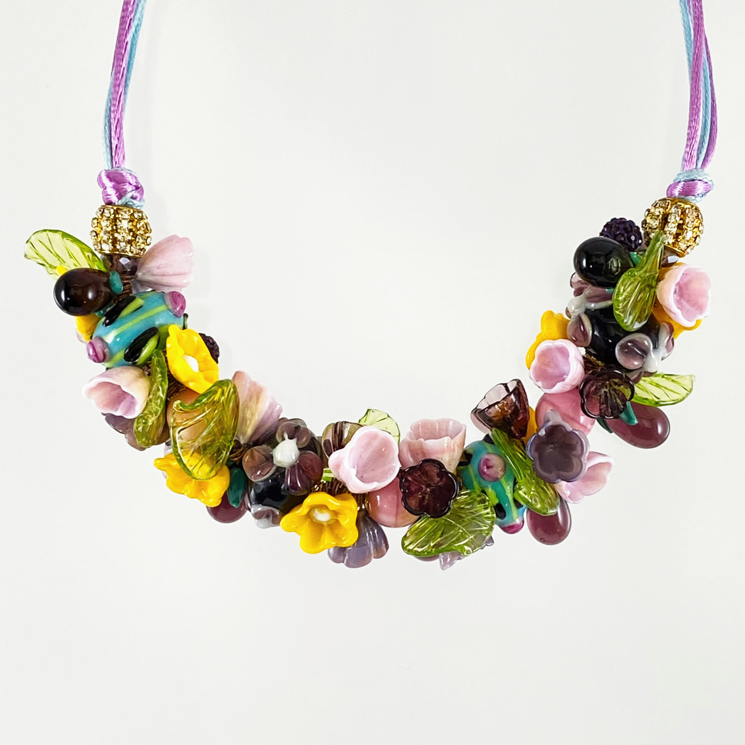 ベネチアンガラス ネックレス ナスーfull - 画像 (7)