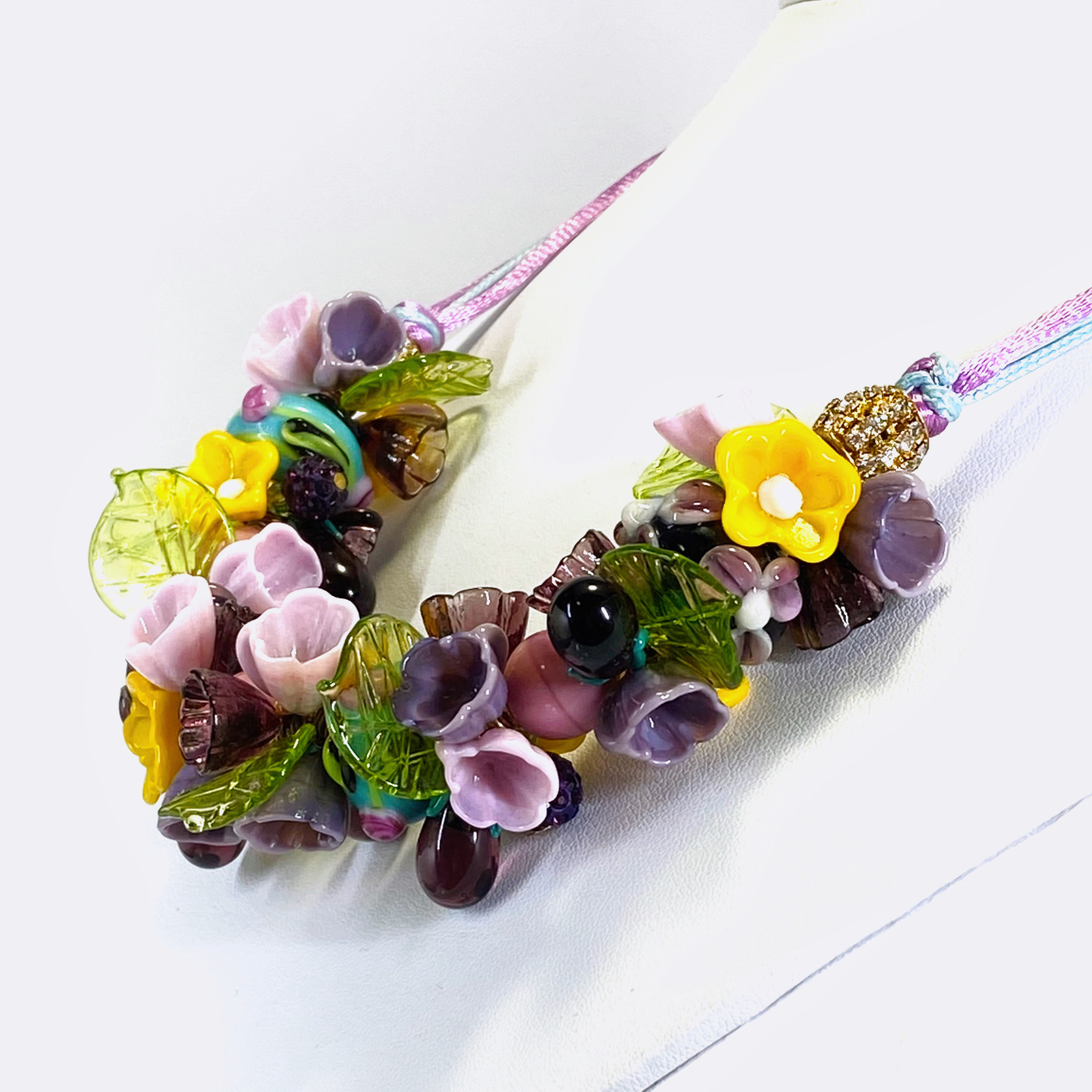 ベネチアンガラス ネックレス ナスーfull - 画像 (4)