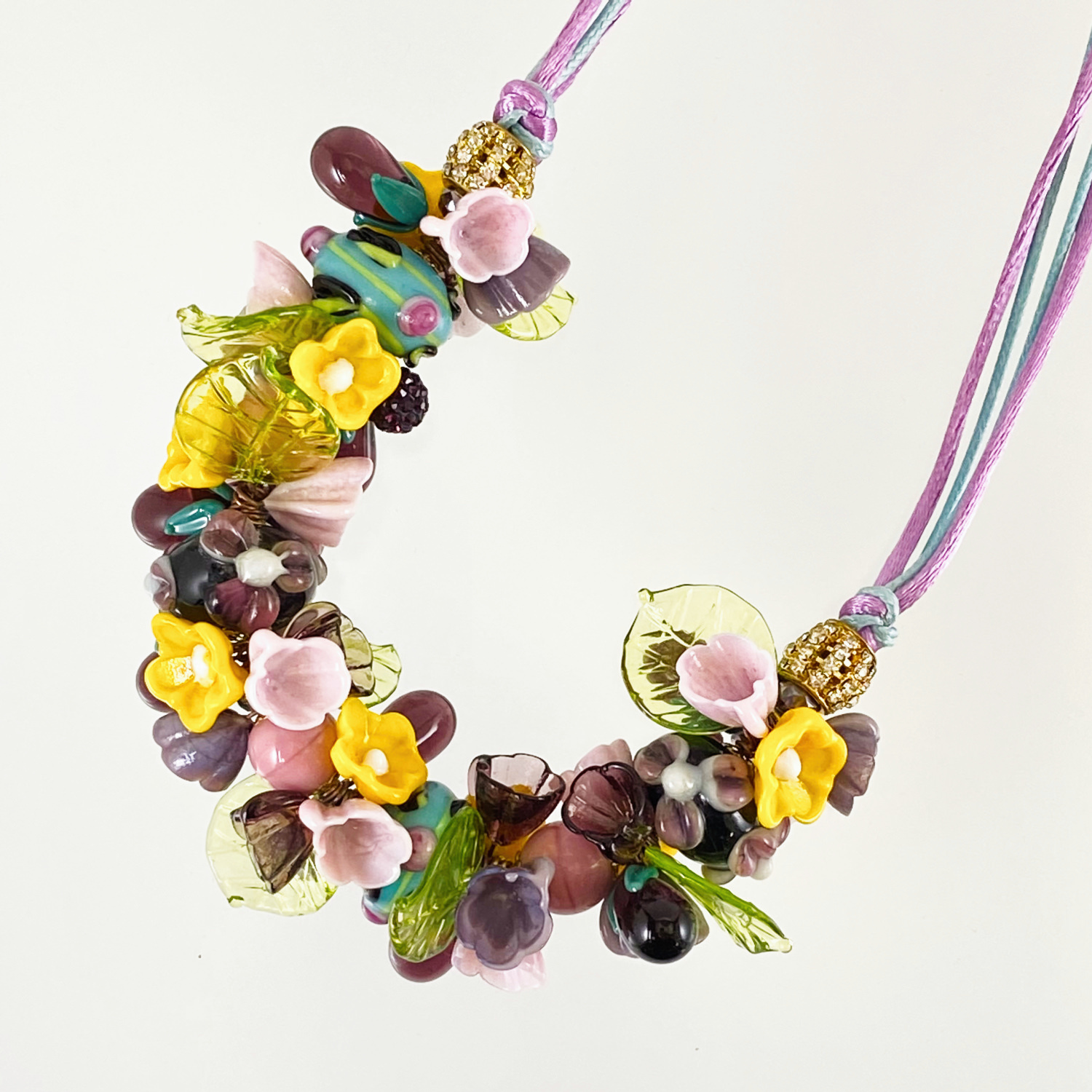 ベネチアンガラス ネックレス ナスーfull - 画像 (8)