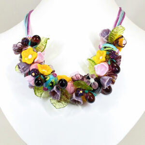 ベネチアンガラス ネックレス ナスーfull