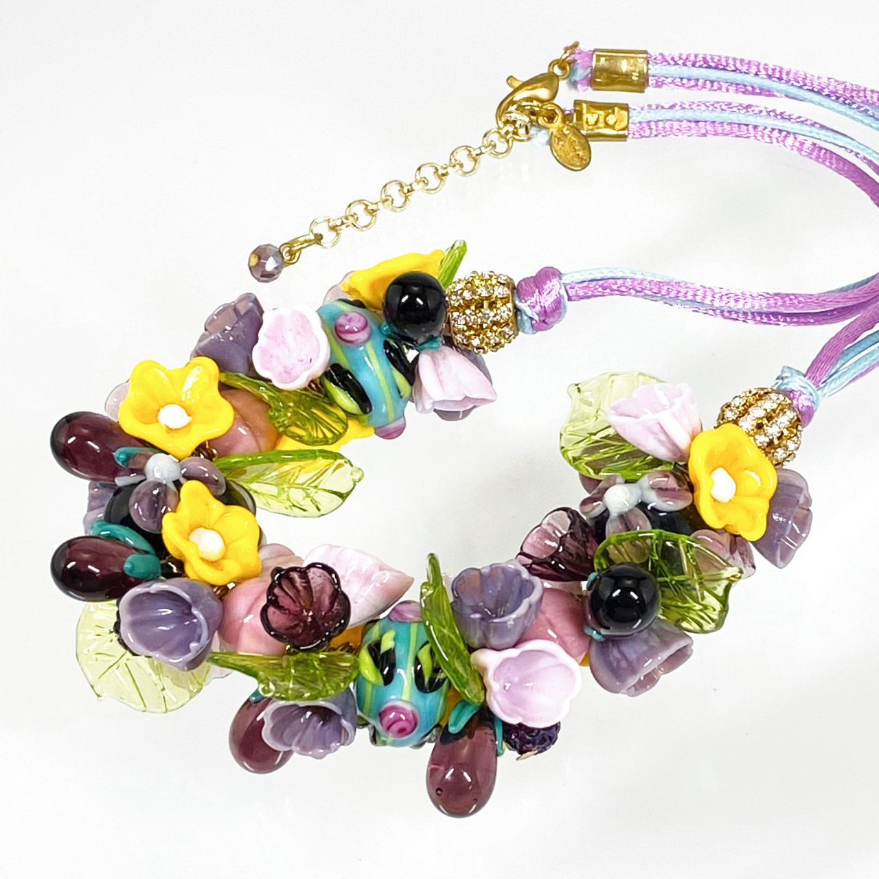 ベネチアンガラス ネックレス ナスーfull - 画像 (5)