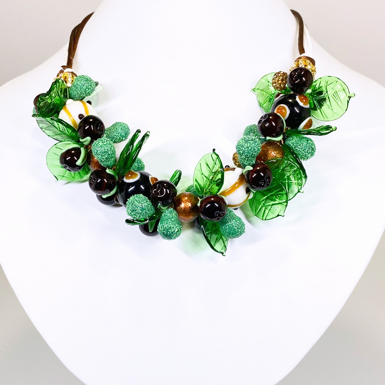 ベネチアンガラス ネックレス アボカドーfull - 画像 (7)