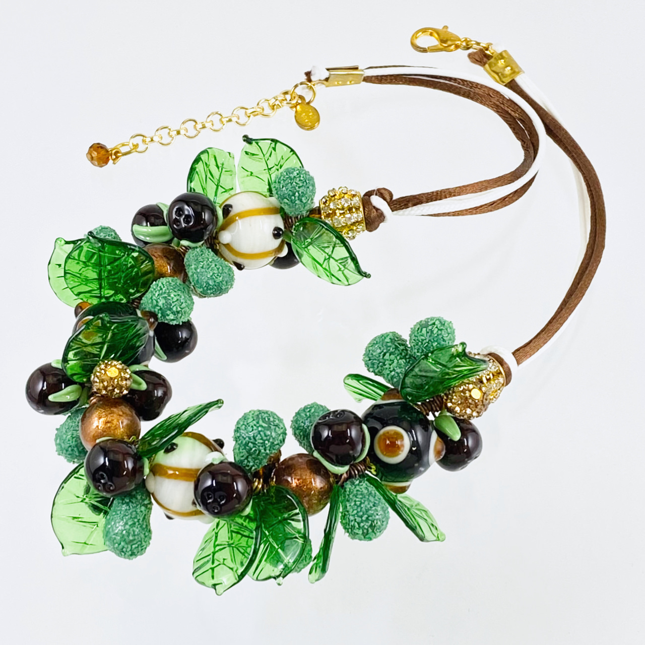 ベネチアンガラス ネックレス アボカドーfull - 画像 (9)