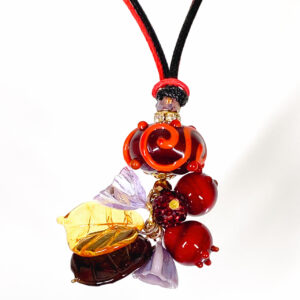 ベネチアンガラス ネックレス ザクロ-small