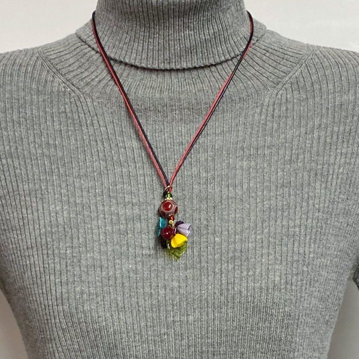 ベネチアンガラス ネックレス ベリーM