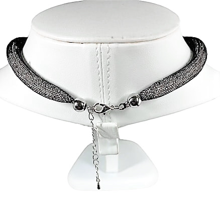 ベネチアンガラス ペンダントネックレス Piramide アメジスト&シルバー・ゴールド - 画像 (6)