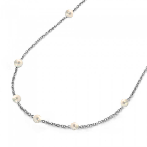 オリバーウェバー 〈スワロフスキー〉 クリスタルパール ネックレス Pearling