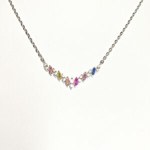 オリバーウェバージルコニア ネックレス Velvet シルバー925〈Swarovski®クリスタル〉
