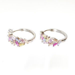 オリバーウェバー ジルコニア ピアス  Velvet シルバー925 〈Swarovski®クリスタル〉