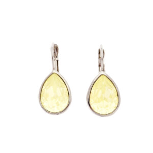 オリバーウェバー ピアス ソフトイエローカラー〈Swarovski®クリスタル〉